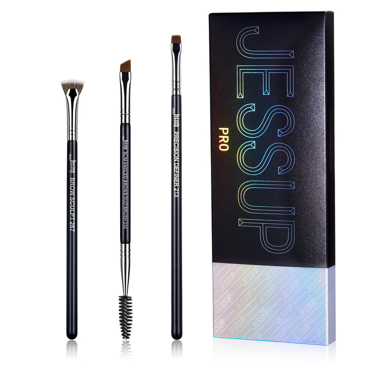 professional eye brow makeup brush set - Jessup beauty