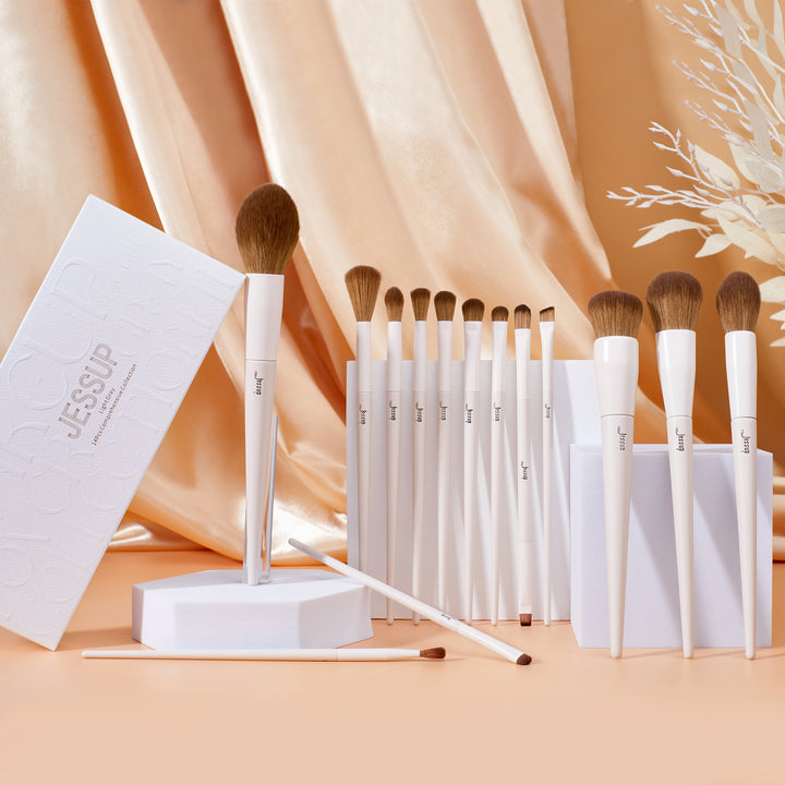 face and eye brush set for makeup starters - Jessup