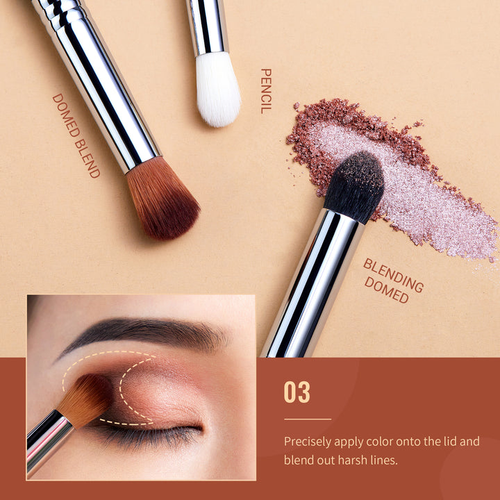 Jessup synthetic eye makeup brushes