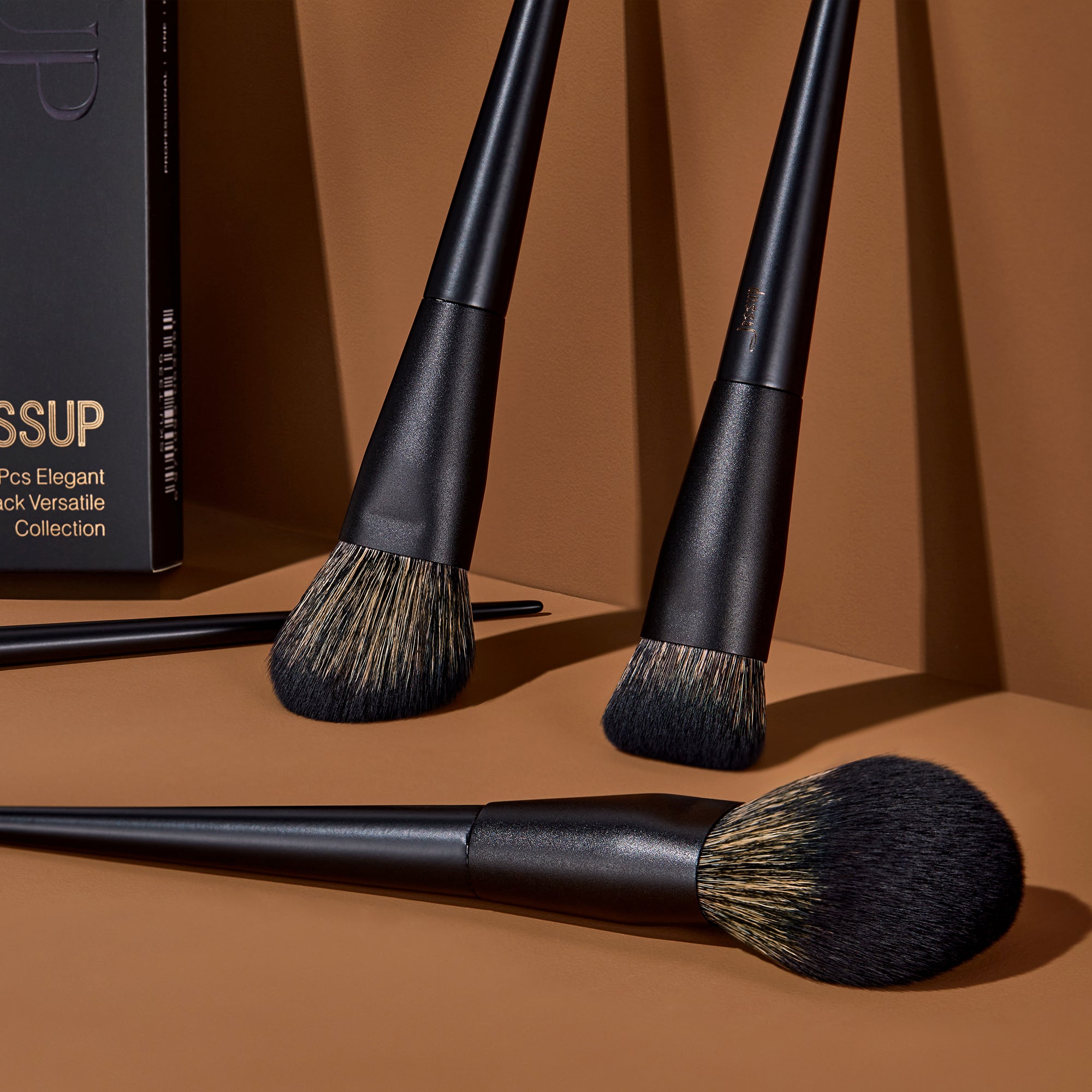 Jessup Matte Black Pro Brush Set