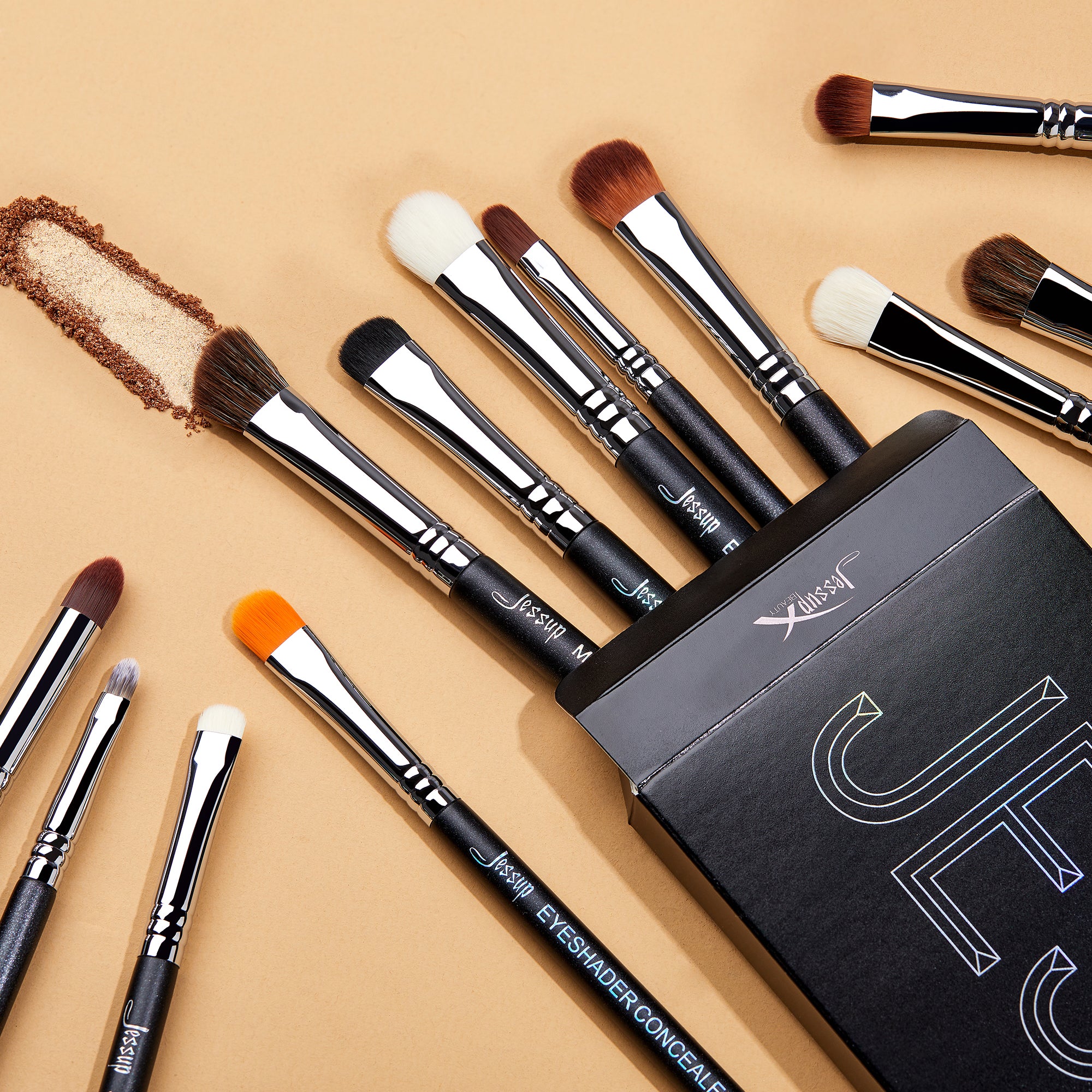Makeup Eye brushes Vegan T339 - Jessup