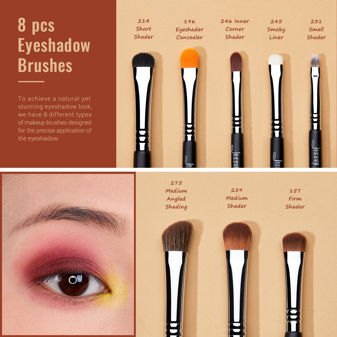 Eyeshadow makeup brushes - Jessup