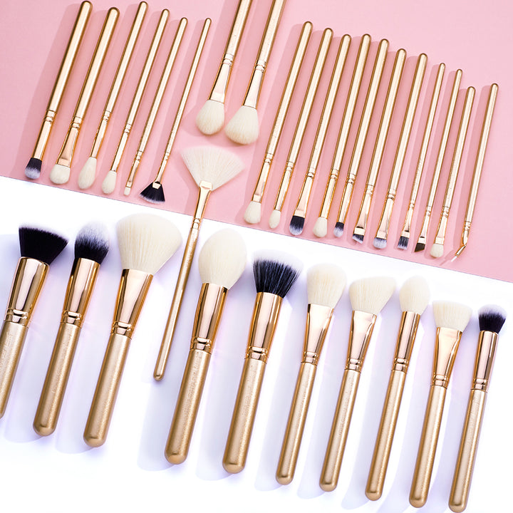 pro makeup brush set 30pcs Gold - Jessup