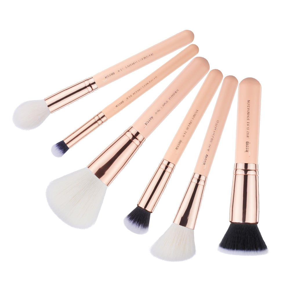 makeup brush set beginner Chrysalid 6Pcs - Jessup Beauty