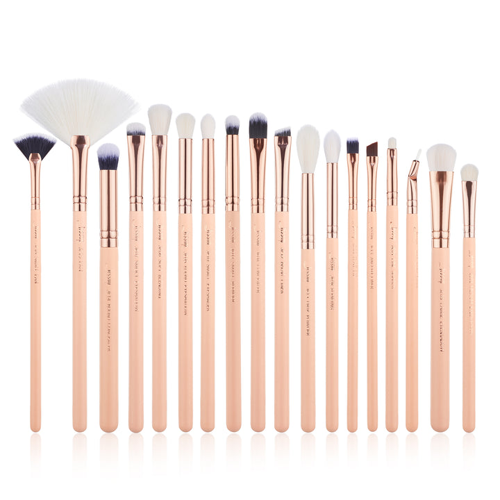 blending brushes for eyes chrysalid 18pcs - Jessup Beauty