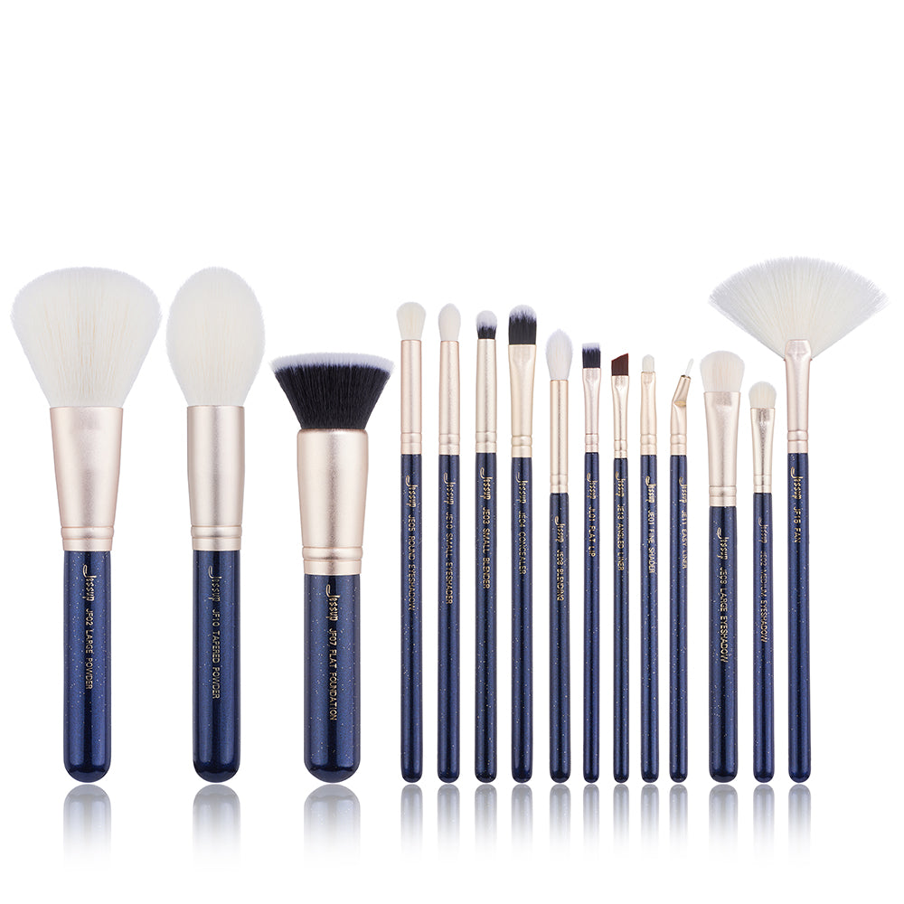profesional makeup brush set GALAXY 15Pcs - Jessup Beauty