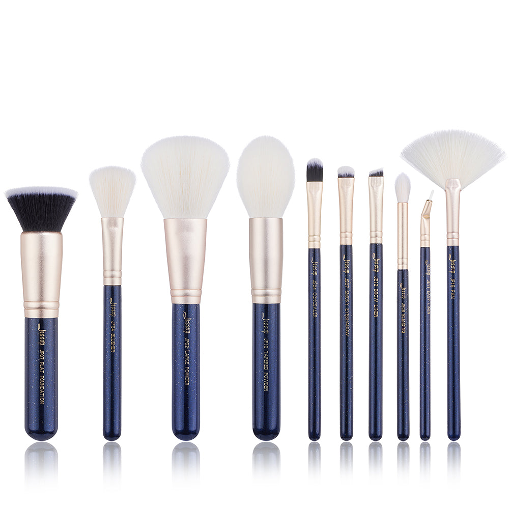 basic makeup brush set GALAXY 15 PCS - Jessup Beauty