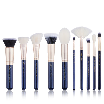 womens makeup brushes set GALAXY 10 Pcs - Jessup Beauty